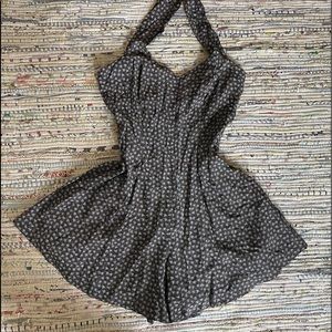 Super adorable vintage halter romper